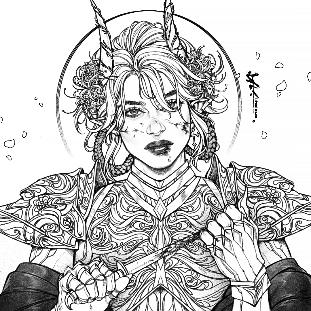 kholouz's tweet photo. Sketch commissions available on my kofi ❤️✨https://t.co/2uA6YIVafq https://t.co/GJnHbl1CmE