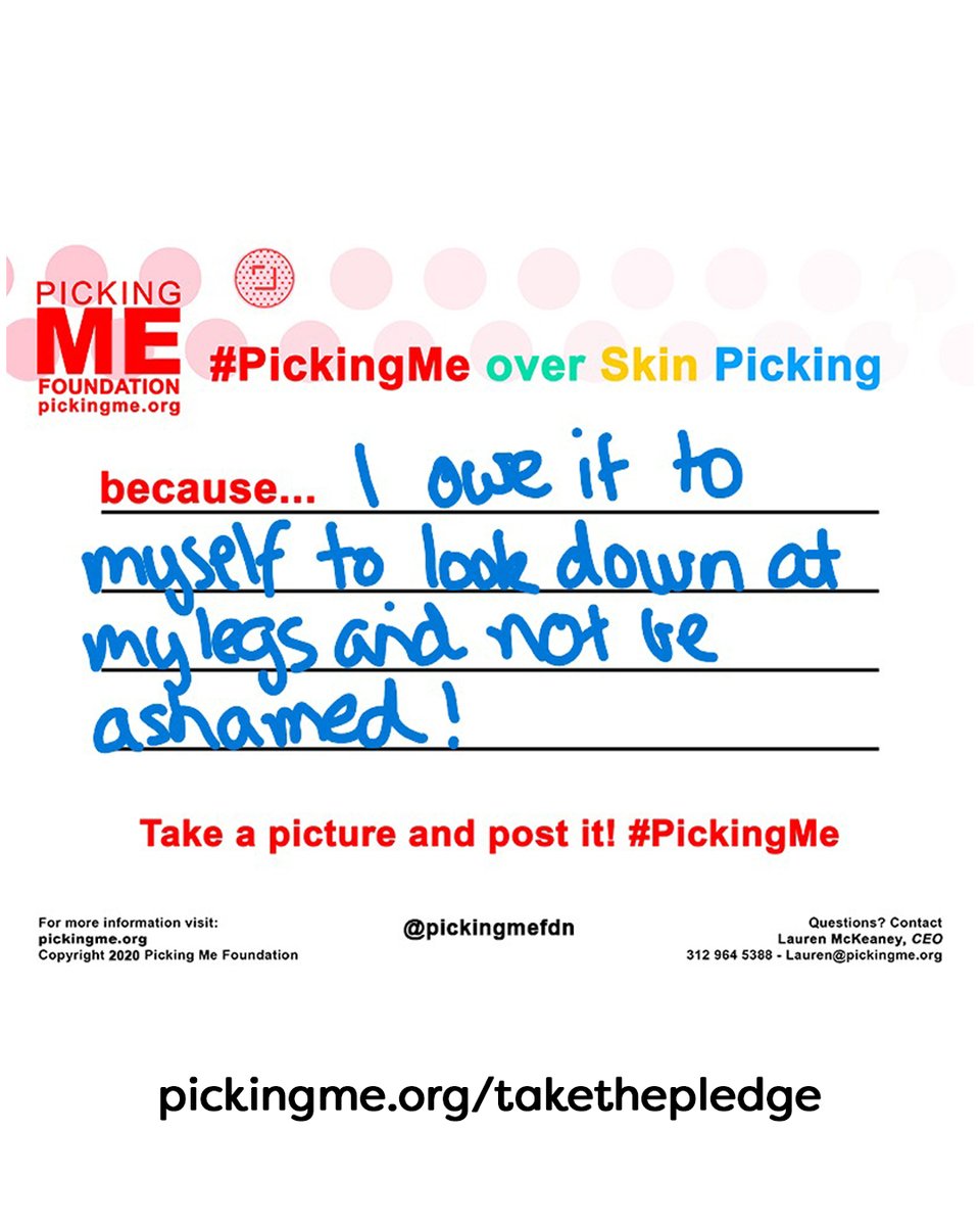 Picking Me Foundation #dermatillomania tweet media