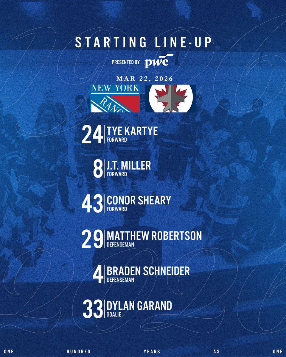 New York Rangers tweet media