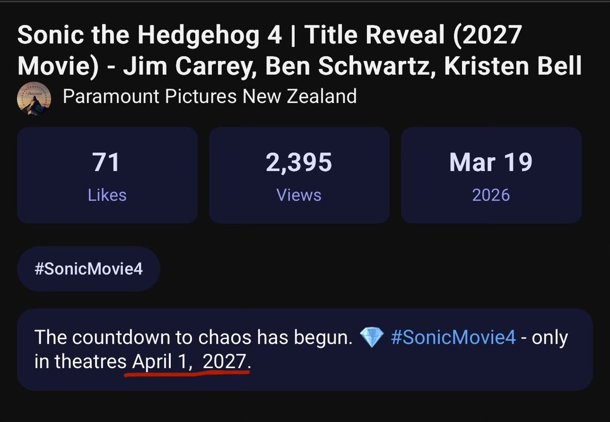 SonicMovieUpdates tweet media