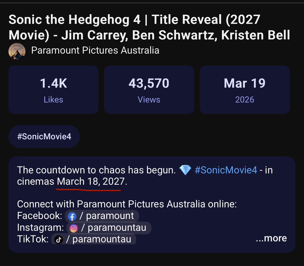 SonicMovieUpdates tweet media