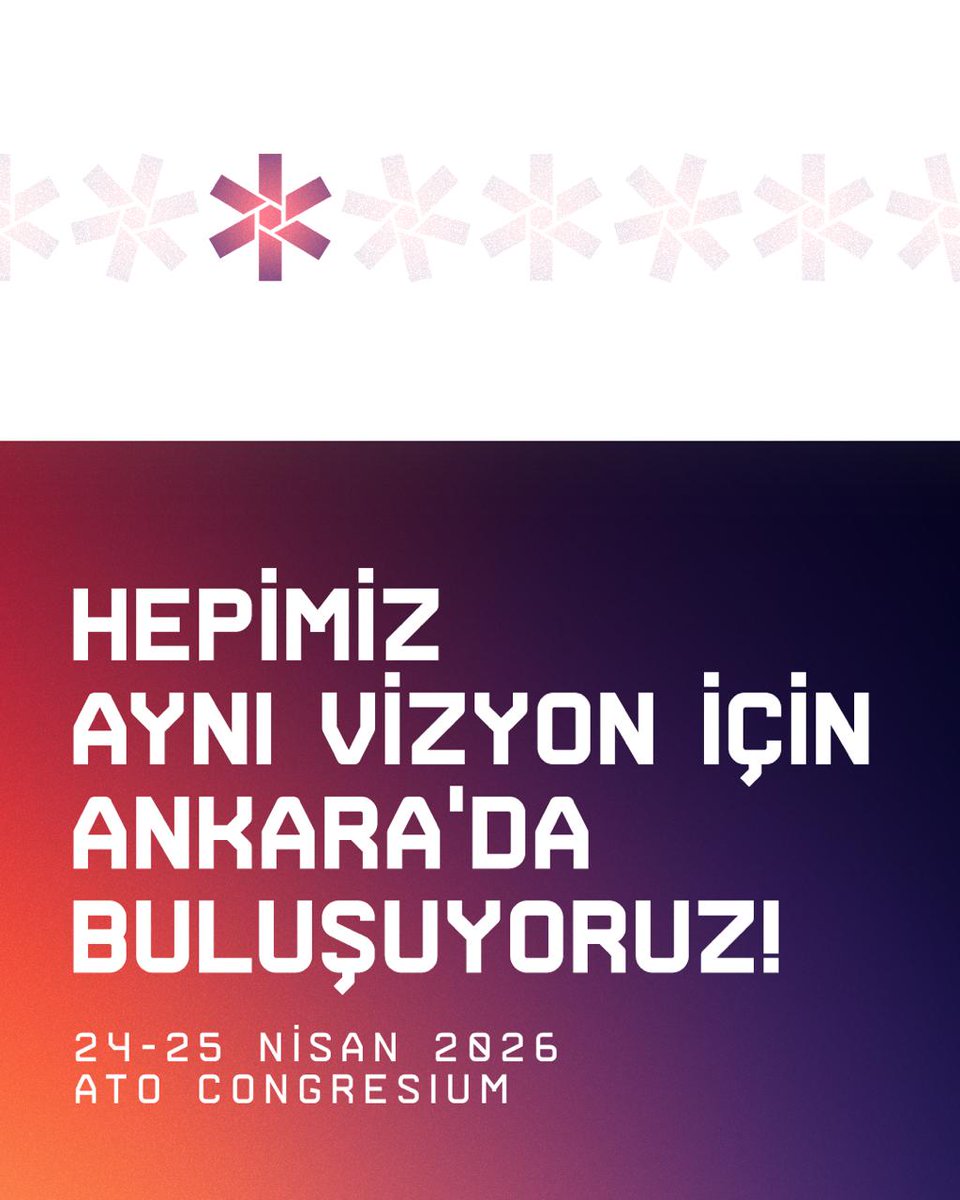 Kodlar, pikseller ve stratejiler Ankara’da hayat buluyor!

İster bir yazılımcı olarak geleceği kodlayın, ister bir tasarımcı olarak sınırları baştan çizin ya da bir girişimci olarak dünyayı hedefleyin.

 Ortak bir tutkumuz var: İnovasyon.

📍ATO Congresium
🗓️ 24-25 Nisan