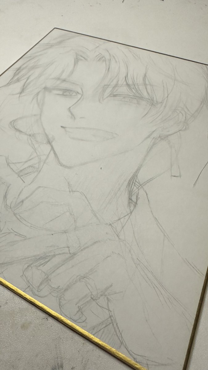 akeboshi_ayato's tweet photo. 難しい…

 #イラスト  #途中  #色紙 
 #初描き
 #多聞 https://t.co/LMWnE6HDbD