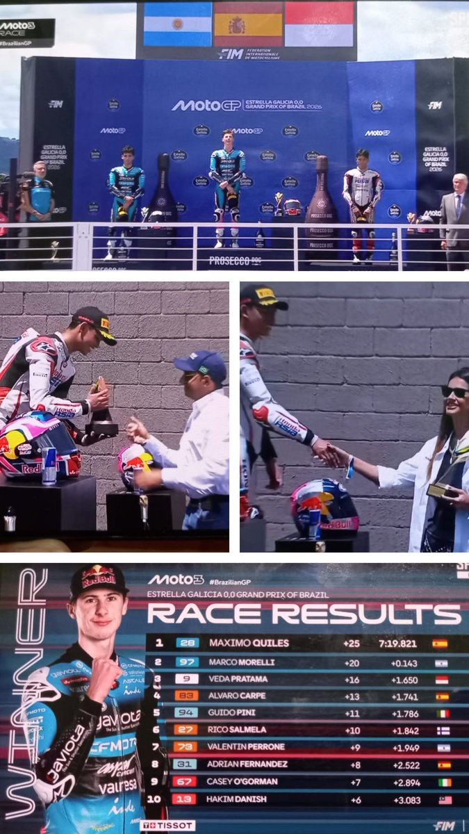 massnoeL's tweet photo. Naik podium 3 di race kedua sebagai debutan Moto3, mantab! 👍🏿 https://t.co/uHrVvQ4sQU