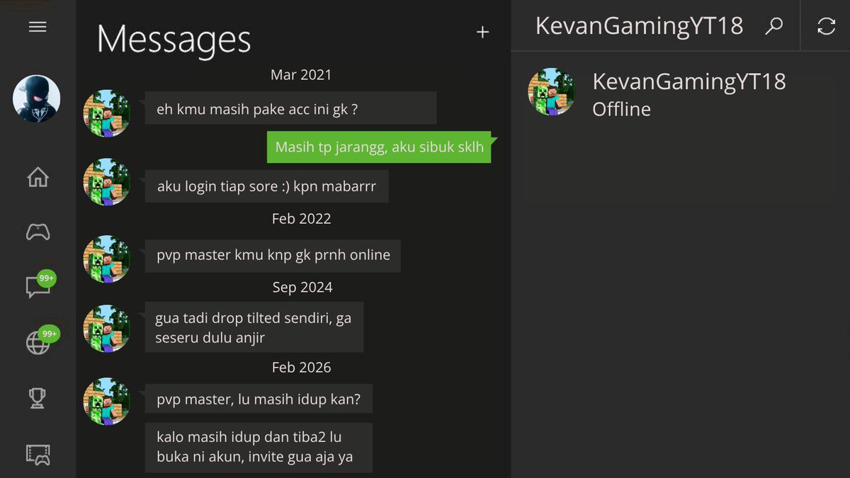 bakatmelucu's tweet photo. #keonhyeon rafka thought he’d already outgrown those days playing fortnite &amp; minecraft until one day dia iseng login akun xbox lamanya just to find out that his online friend kevan is still texting him after all these years. https://t.co/Y8aT4VS6ml