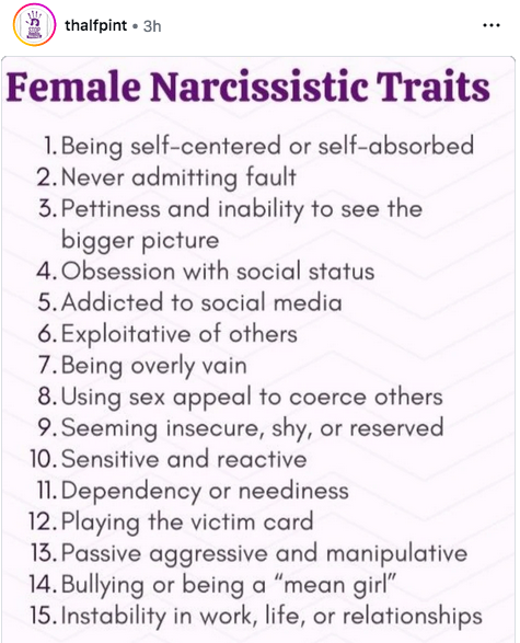 The Narcissist Box tweet media
