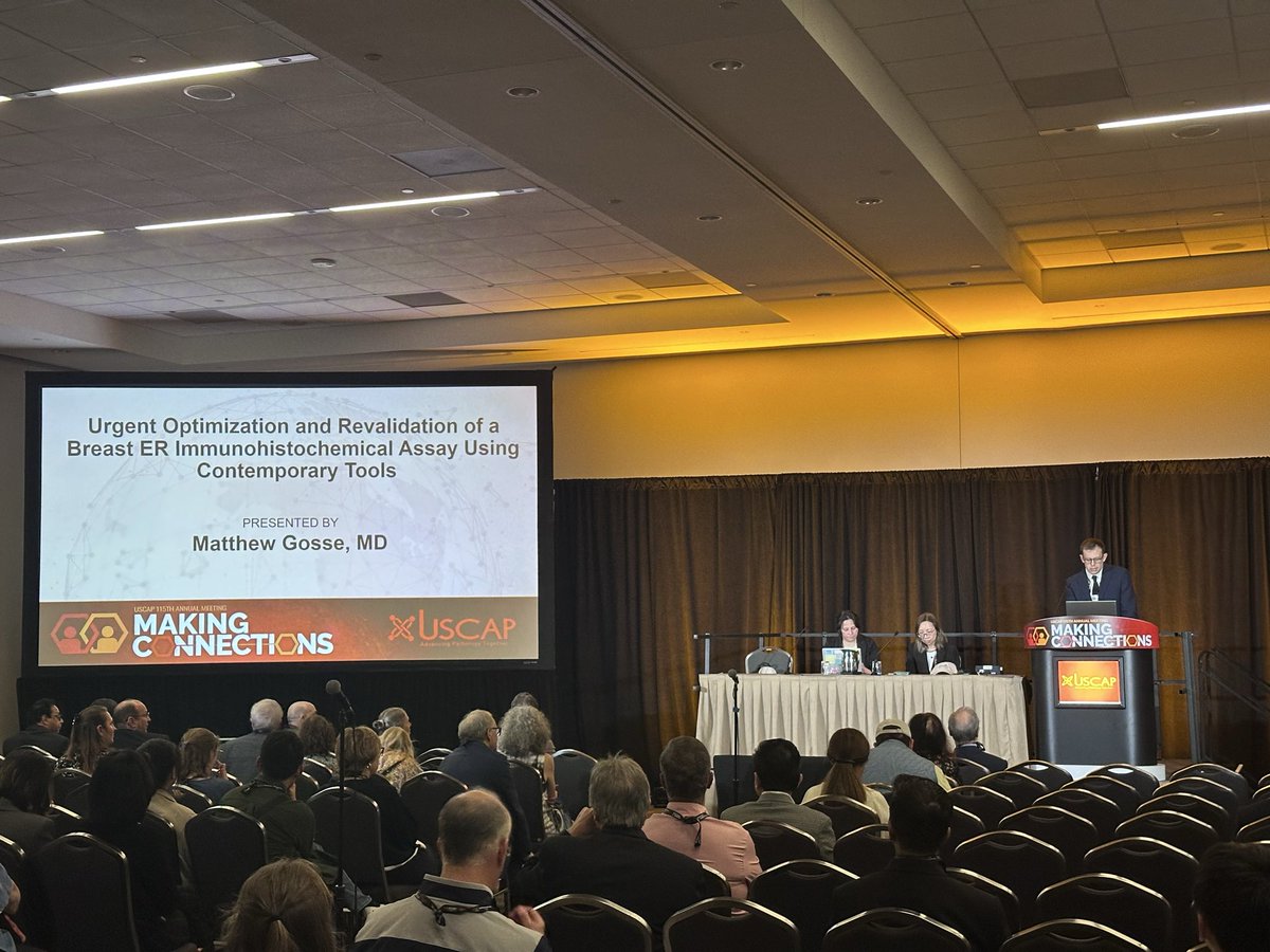 RobHumbleMD's tweet photo. At my first USCAP @MattGosseMD and I were @UIPathology residents presenting posters together.

A handful of years later he’s giving an IHC talk at the @ISIMMweb companion society meeting at the @TheUSCAP annual meeting! https://t.co/i3rJ6vdSTJ