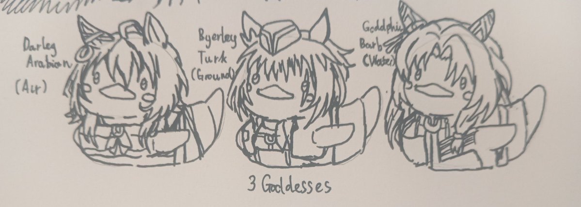 THE THREE GODDESSES tweet media