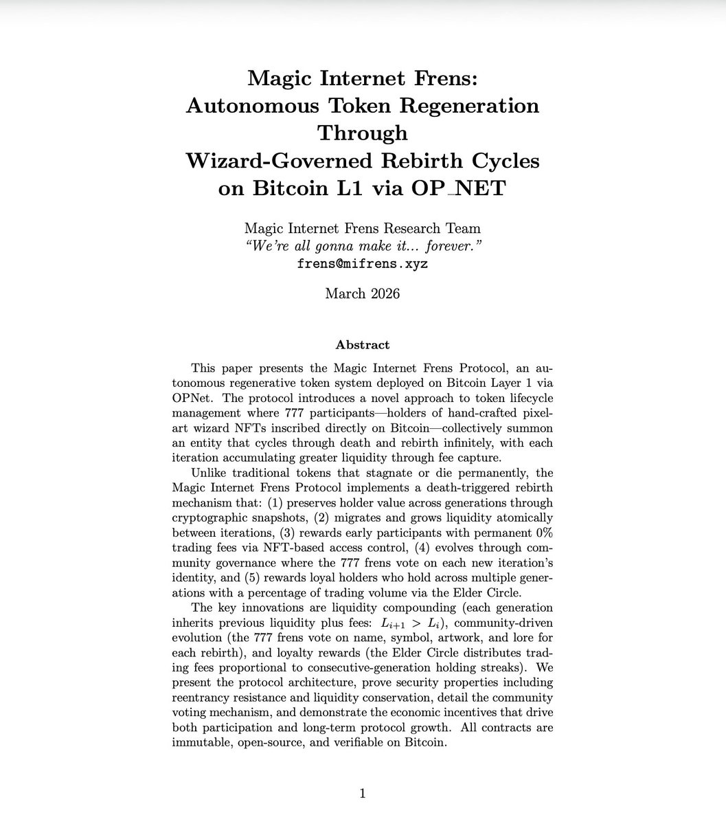 Magic Internet Frens tweet media