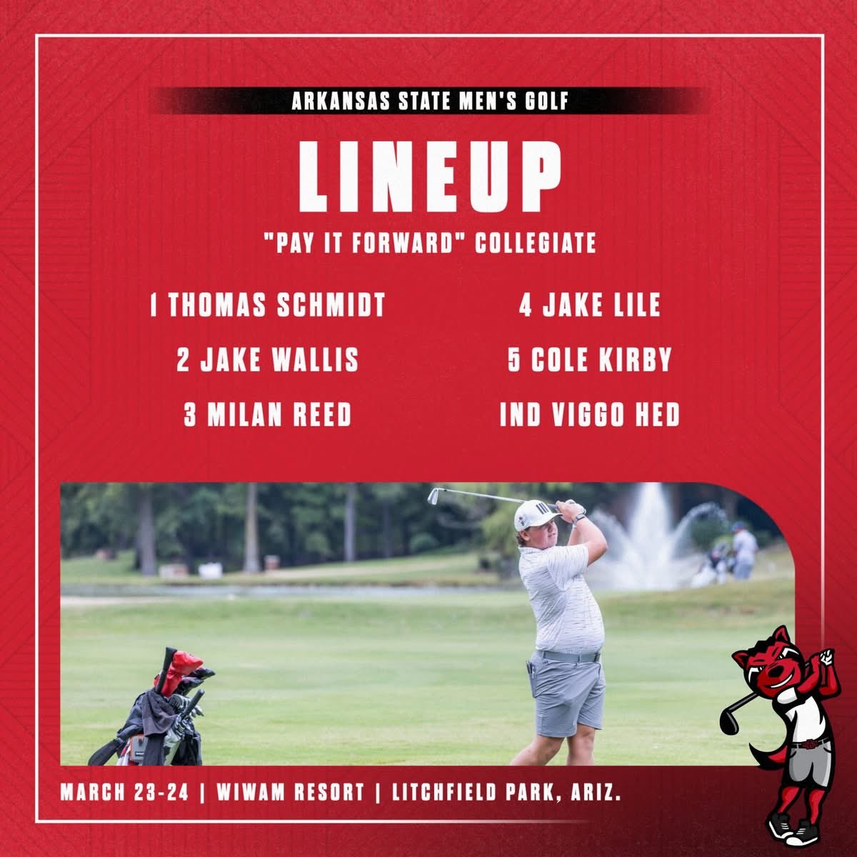 Arkansas State Golf tweet media