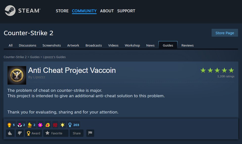 CS2 Vaccoin tweet media