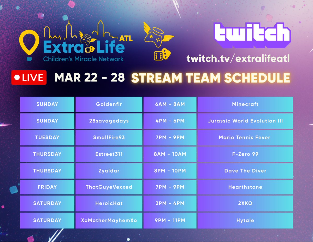 Extra Life Atlanta tweet media