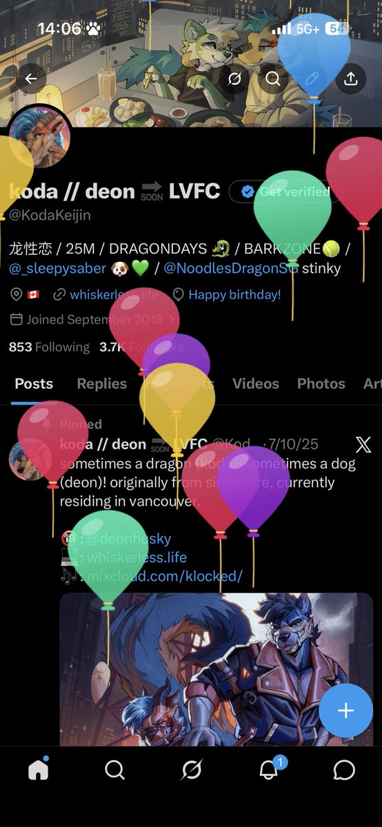 koda // deon 🔜 LVFC tweet media