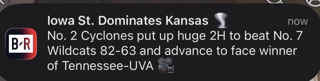 4_Sythe's tweet photo. @BleacherReport yall got casuals sending out these notifications? https://t.co/ilFHghvmGI