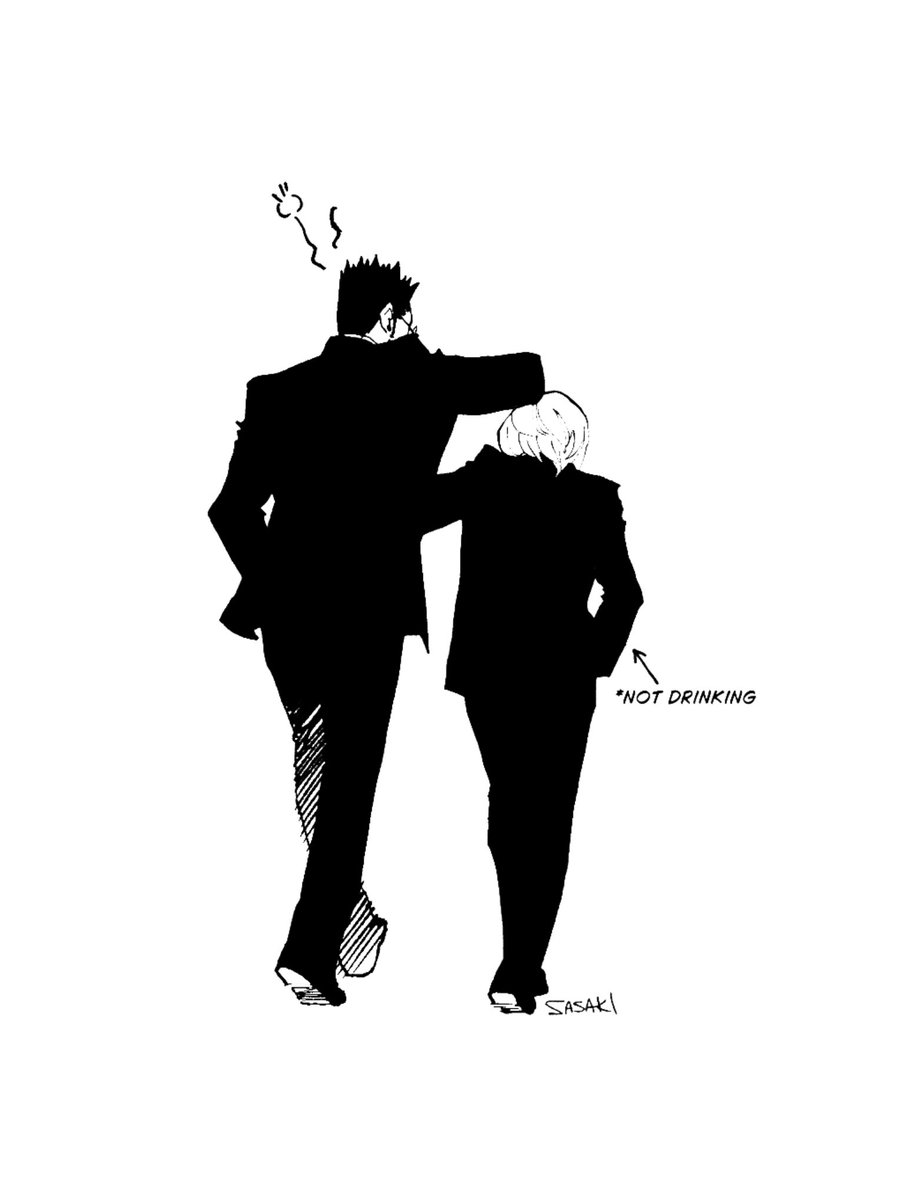 sasaki_koguma's tweet photo. leorio &amp; kurapika walking

#hxhfanart https://t.co/YJQvfs9NbI