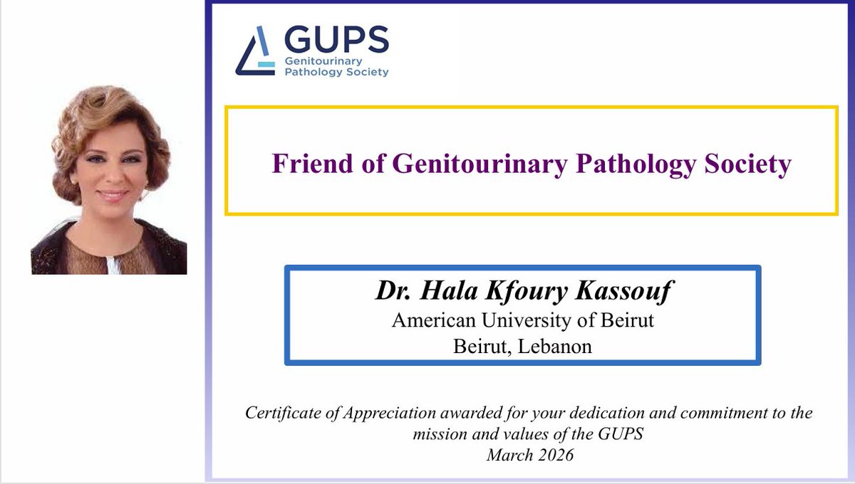 GU_Path_Society's tweet photo. Thanking friends of Genitourinary Pathology Society #USCAP2026 
Dr. Ghazi Zaatari
Dr. Hala Kfoury 
Dr. Reza Alaghehbandan 
Dr. Samson Fine @rovingatuscap 
Dr. Anil Parwani @Aparwani_dpath https://t.co/ule7mP60qz