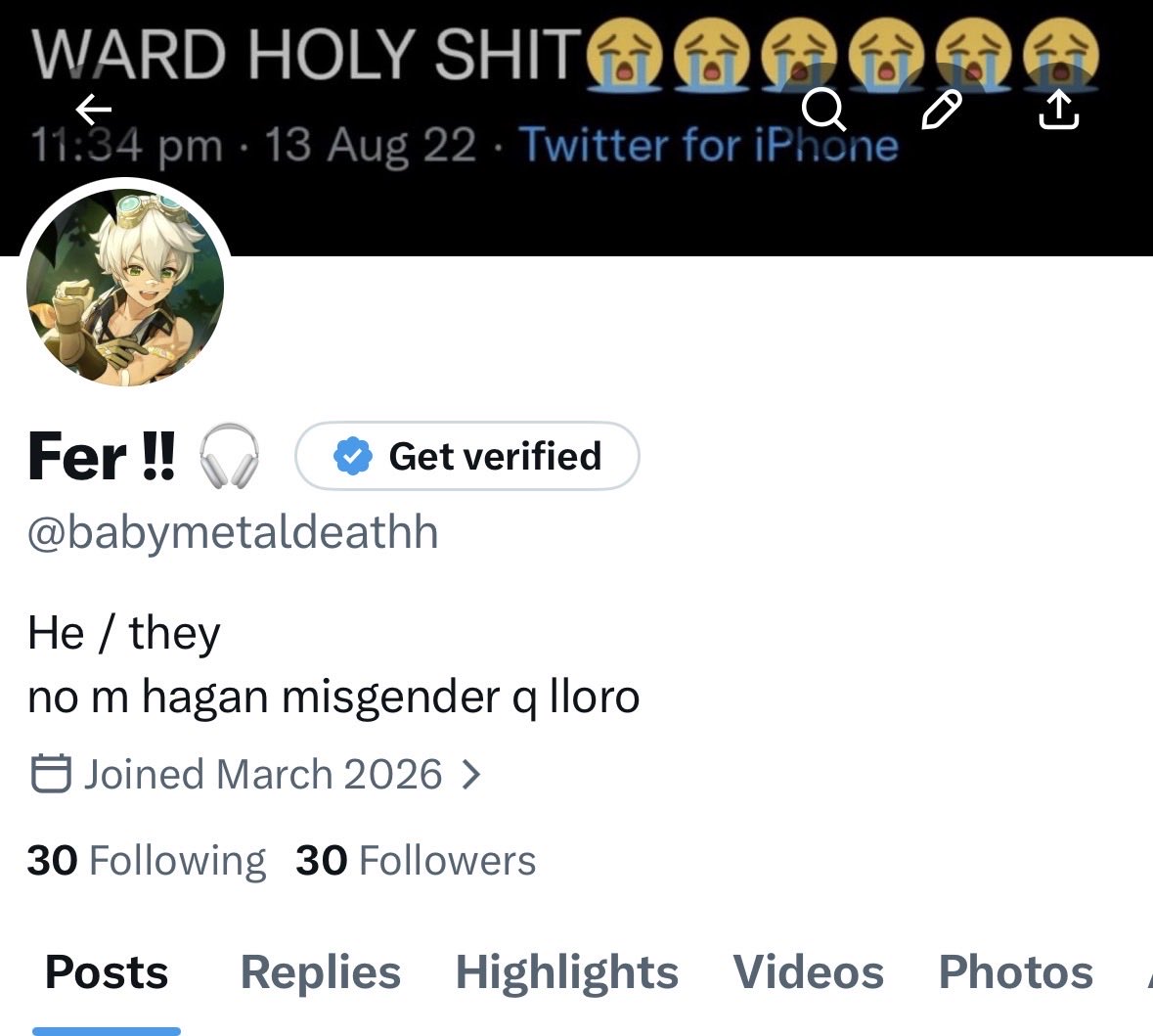 Fer !! 🎧 tweet media