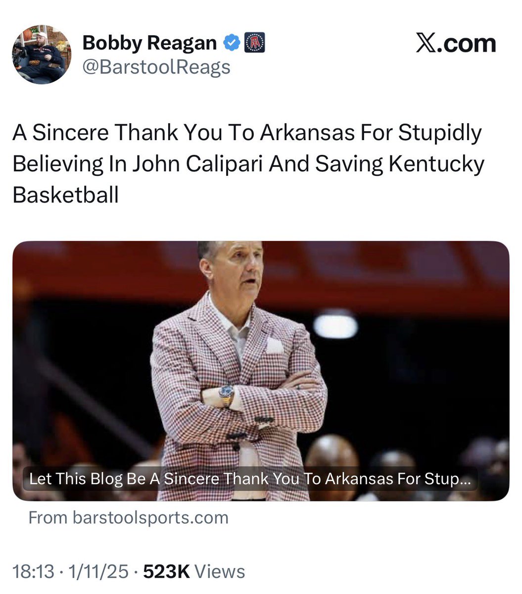 ASTOL_MB93's tweet photo. @BarstoolReags This was you, by the way https://t.co/3DHUtQMwDR