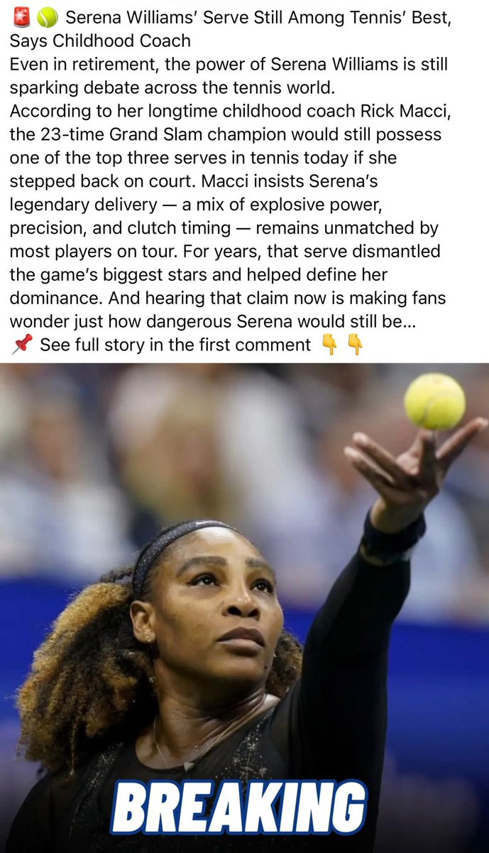 Rick Macci tweet media