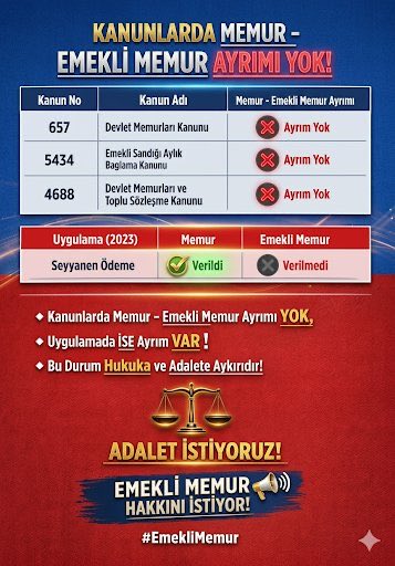 Memur Emeklileri Dernegi tweet media