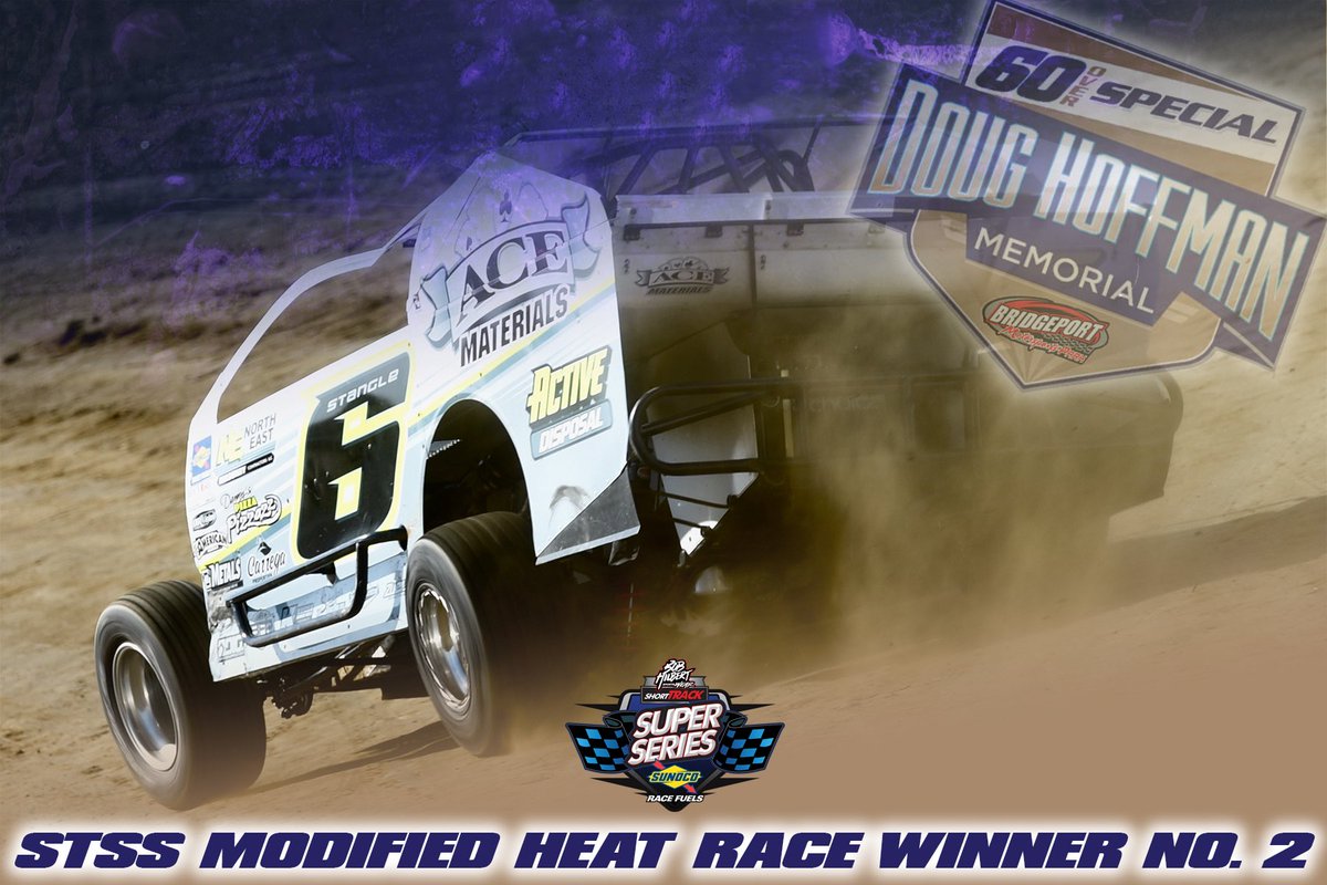 ShortTrackSS's tweet photo. Stewart Friesen, Matt Stangle, Alex Yankowski and Danny Bouc earn Modified Heat wins here at @bridgeportspeed. https://t.co/jwRSpjI1V0