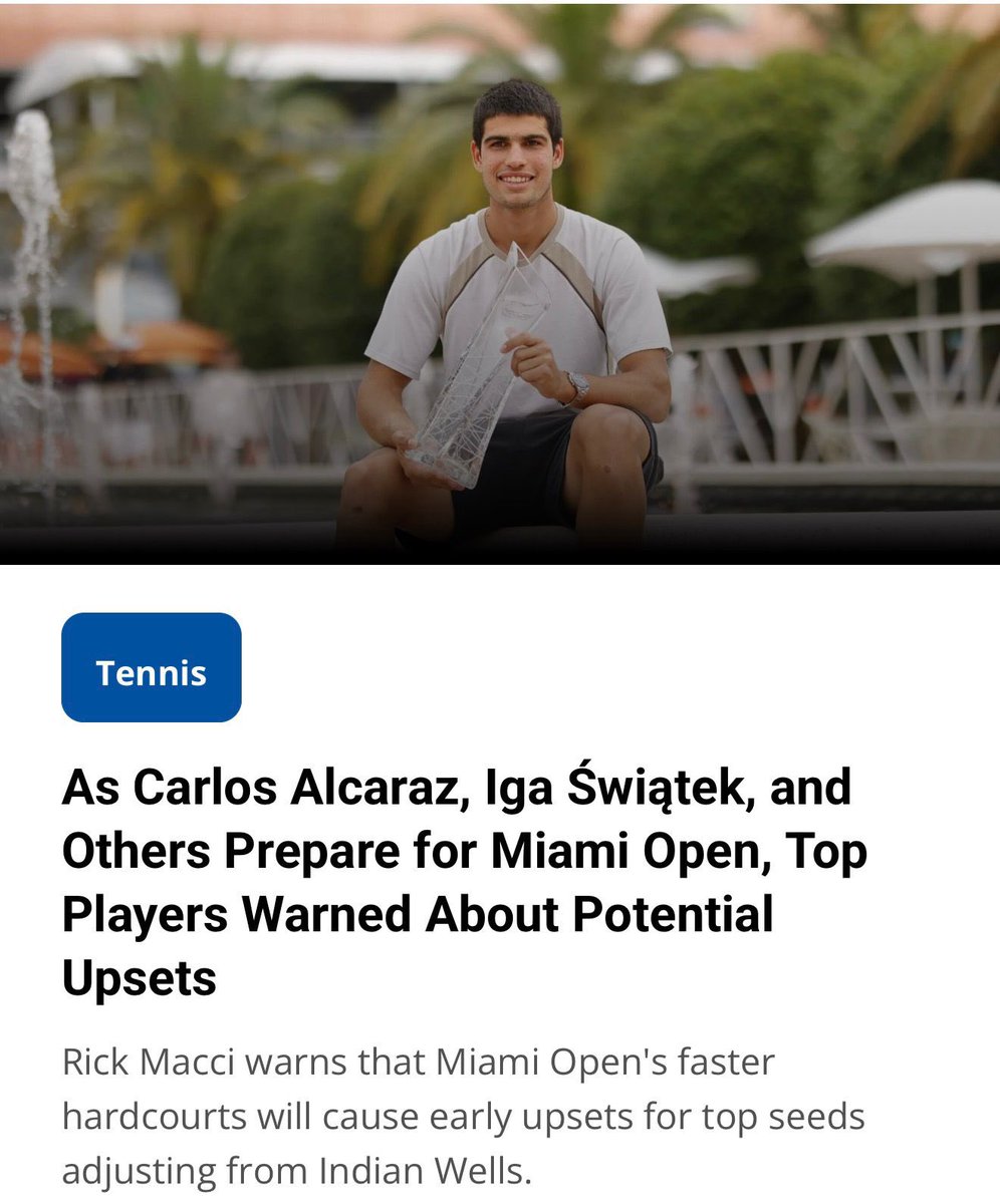 Rick Macci tweet media