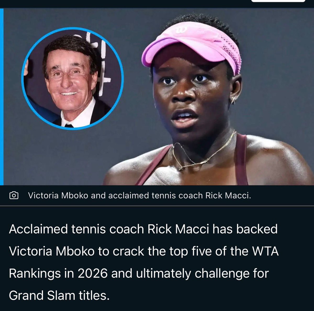 Rick Macci tweet media