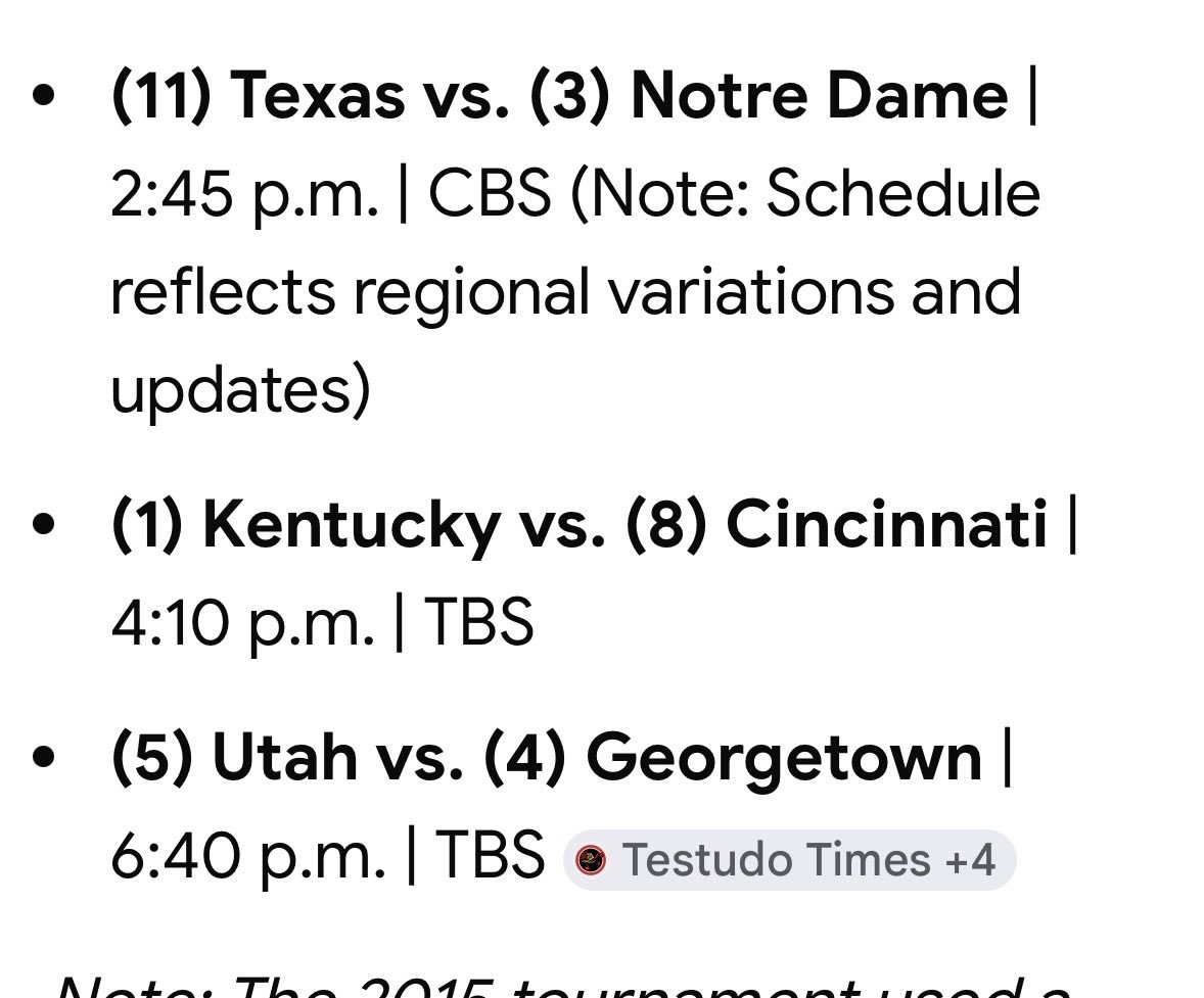 NCAA game times are now incredibly stupid. Barely been any games today and it 5:13pm. Games at almost 10pm!? What!? Check out what it was in 2015. Makes way more sense
