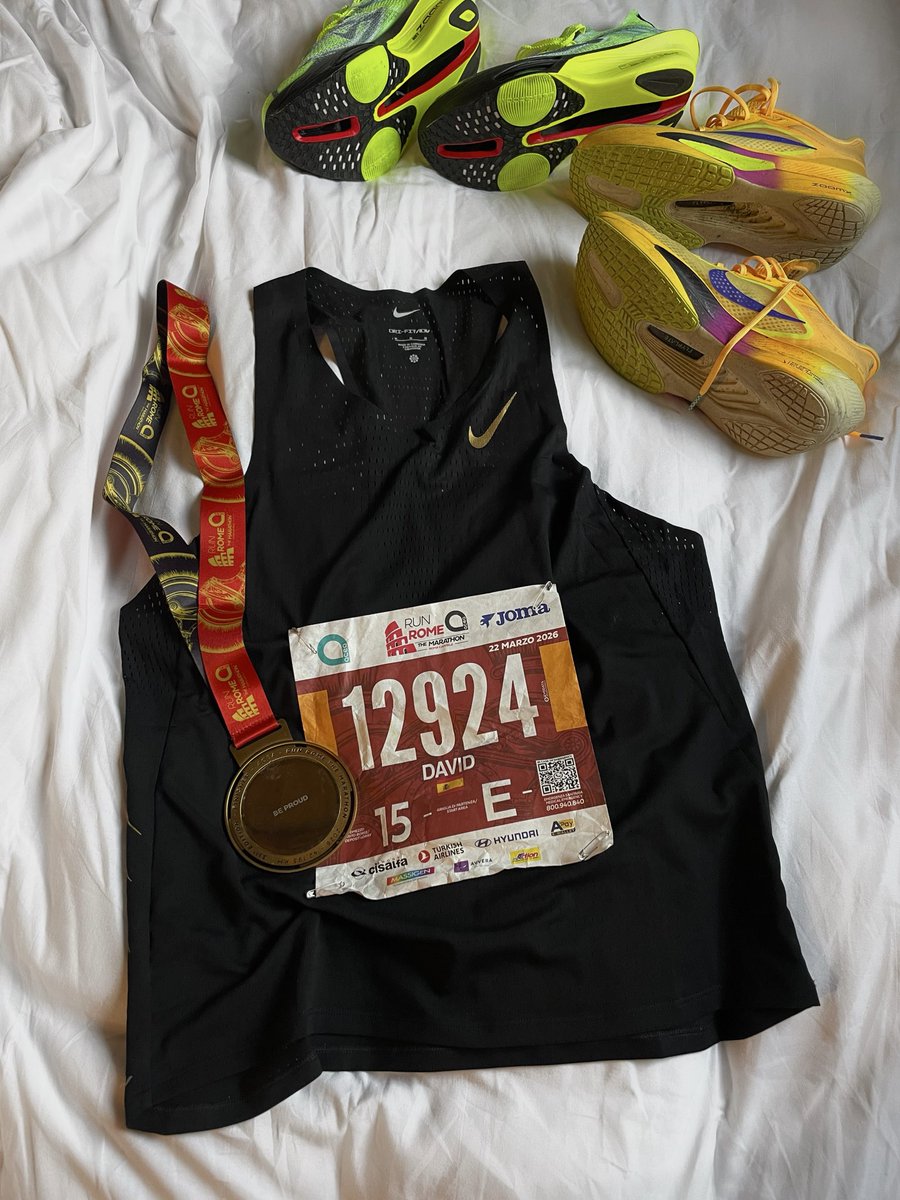 Megias3's tweet photo. Rome marathon completed 🫡 https://t.co/pcwYQxgNET