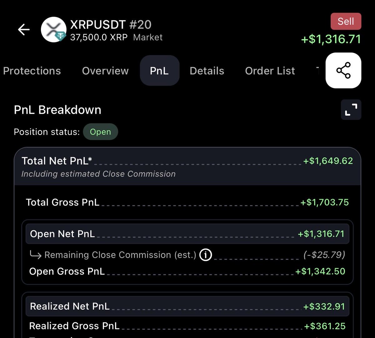 New bot update:

$LTC TP2 
$XRP TP1

Realised PnL +$1,407.55
Unrealised PnL +$3,196.23

Trading on Hyperliquid and Hyro prop account: hyrotrader.com/?coupon=EZMONEY

Bot link: t.me/CBDiscordBot?s…