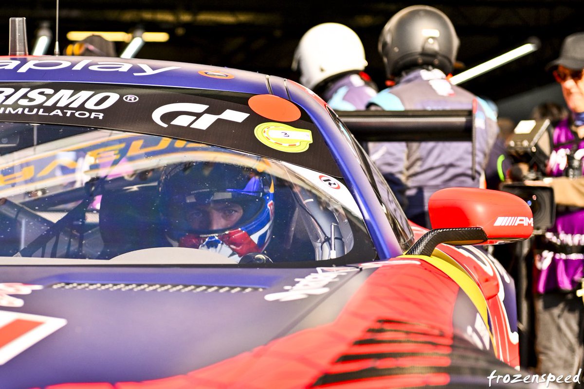 Max Colbert Racing Max yesterday in Nurburgring 💙 Look at the car go and him after Quali!