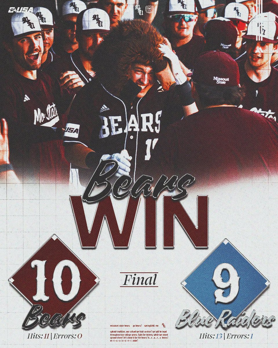 Missouri State Baseball tweet media
