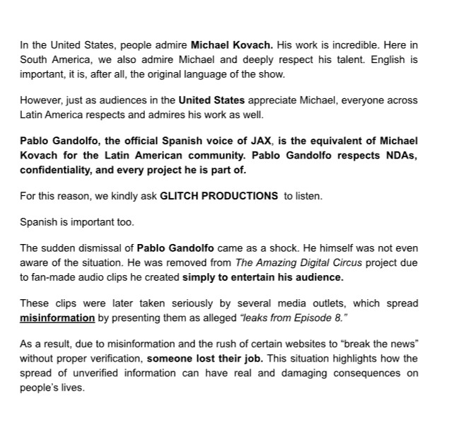 🎪 EL CIRCO DIGITAL 🎪 | #PabloGandolfoComoJAX 💜 tweet media