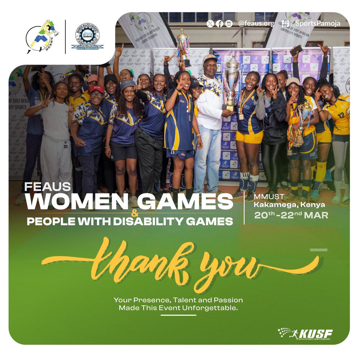 Eastern Africa University Sports tweet media