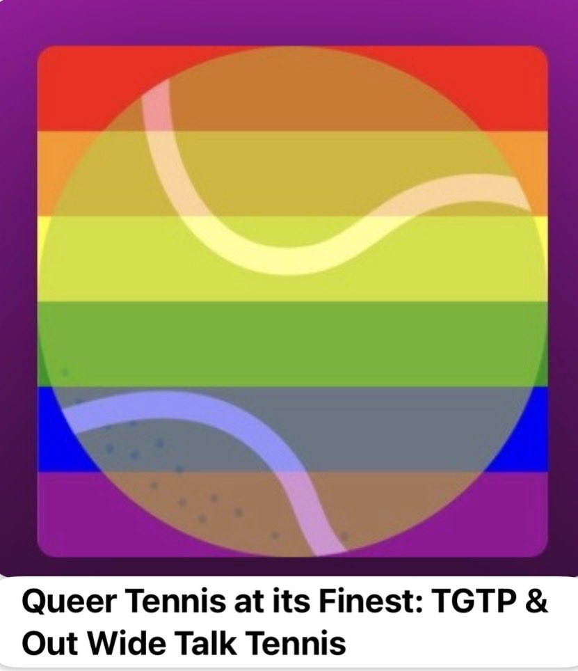 🌈🎾NEW EPISODE 🎾🌈

We had the best time talking with the Out Wide podcast about queer tennis, Miami Open and so much more. 

🎧 lnk.bio/TheGayTennisPo…