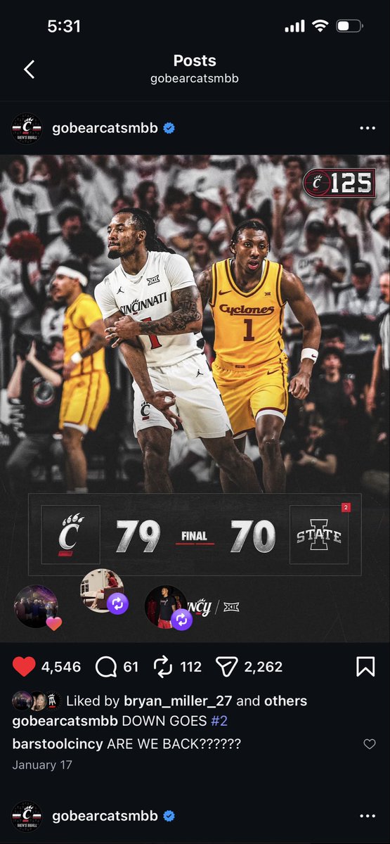 Food for thought. IWST>KY so UC>KY. <a href="/keenpie69/">keenpie</a>