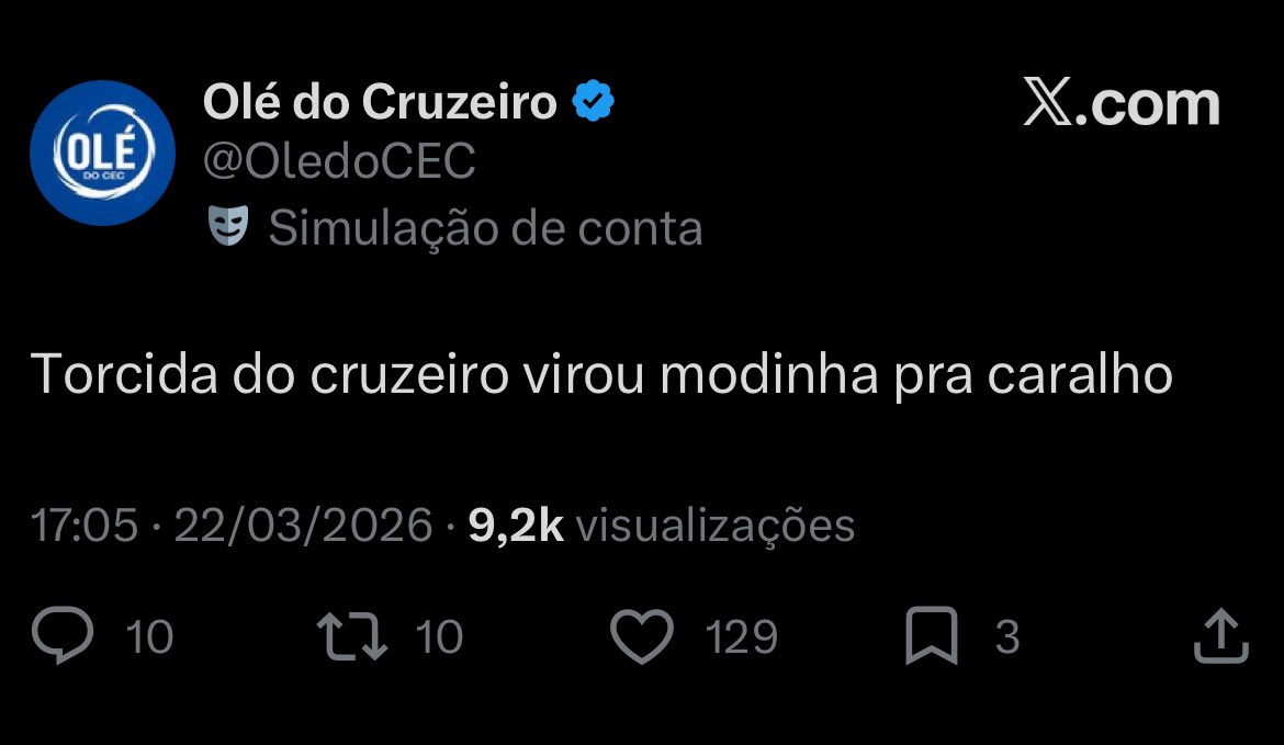 "Virou" kkkkkk sempre foi mano.

Ate técnico deles ja admitiu isso.