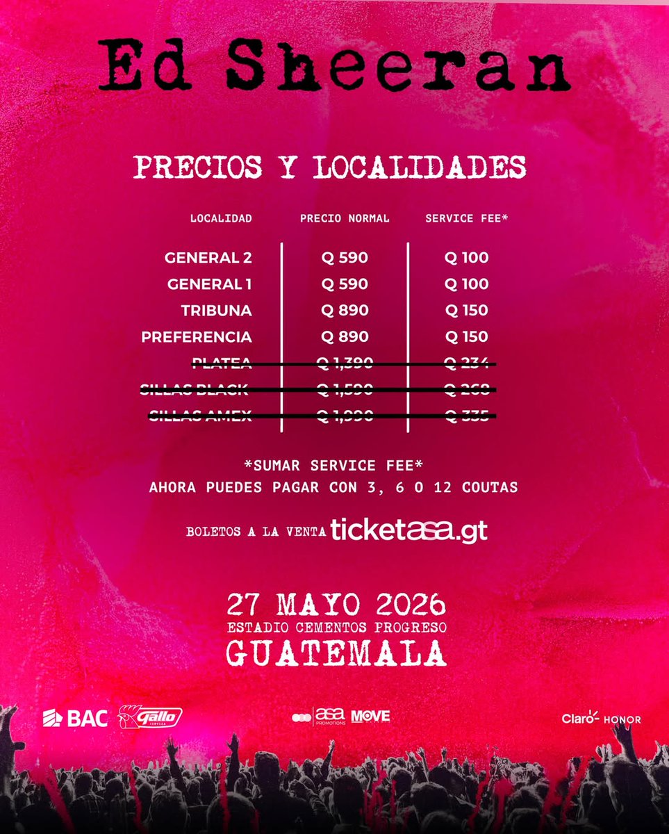 Ed Sheeran está arrasando en Guate
Más info aquí 🔥
xpresatguate.com/2026/03/guatem…

<a href="/mp5noticias/">Mp5 Comunicación</a> 
<a href="/asa_promotions/">Asa Promotions</a> 

#edsheeran #musicaeningles #concierto