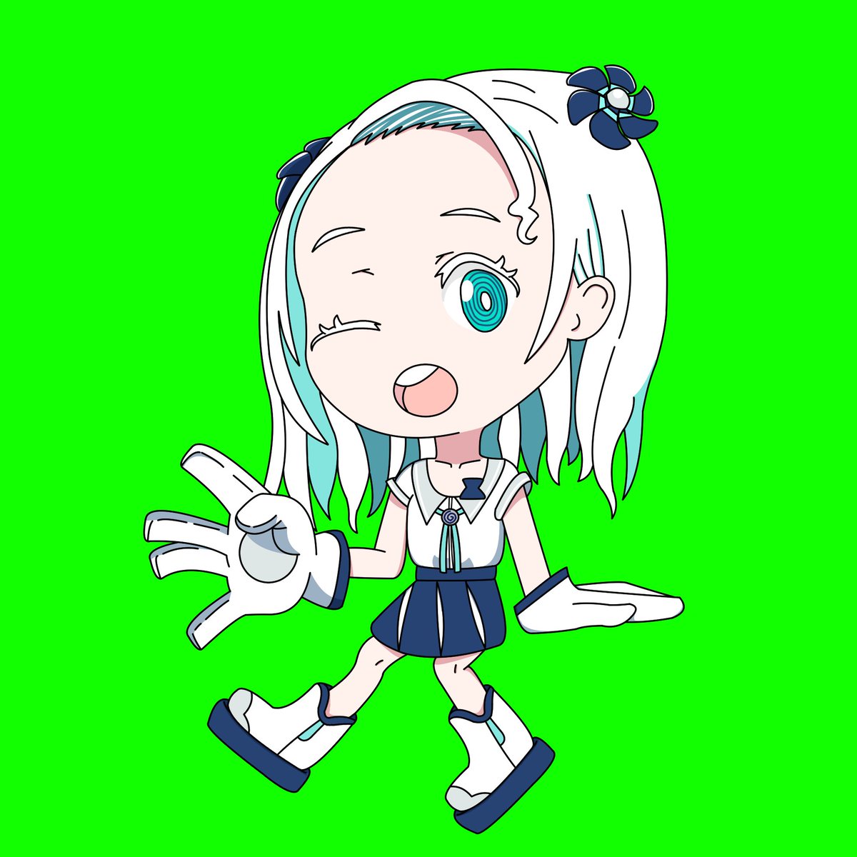 KyuuOshiro309's tweet photo. My series of Chibis continues, 4 more to go. This time Miu san.
#voms_project #はね絵図 https://t.co/9tq2iQruQR