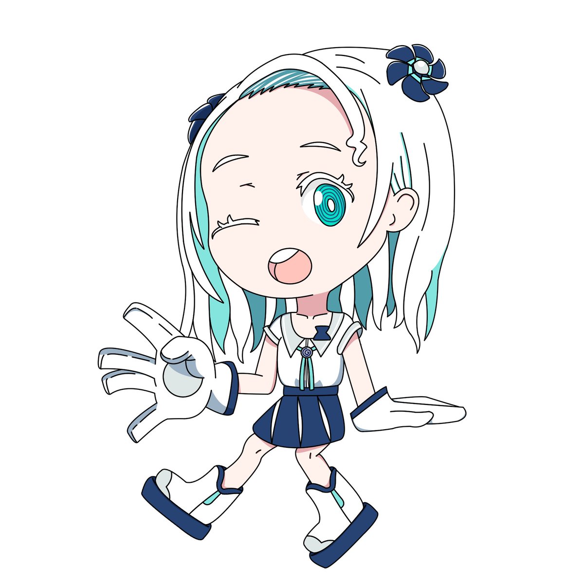 KyuuOshiro309's tweet photo. My series of Chibis continues, 4 more to go. This time Miu san.
#voms_project #はね絵図 https://t.co/9tq2iQruQR