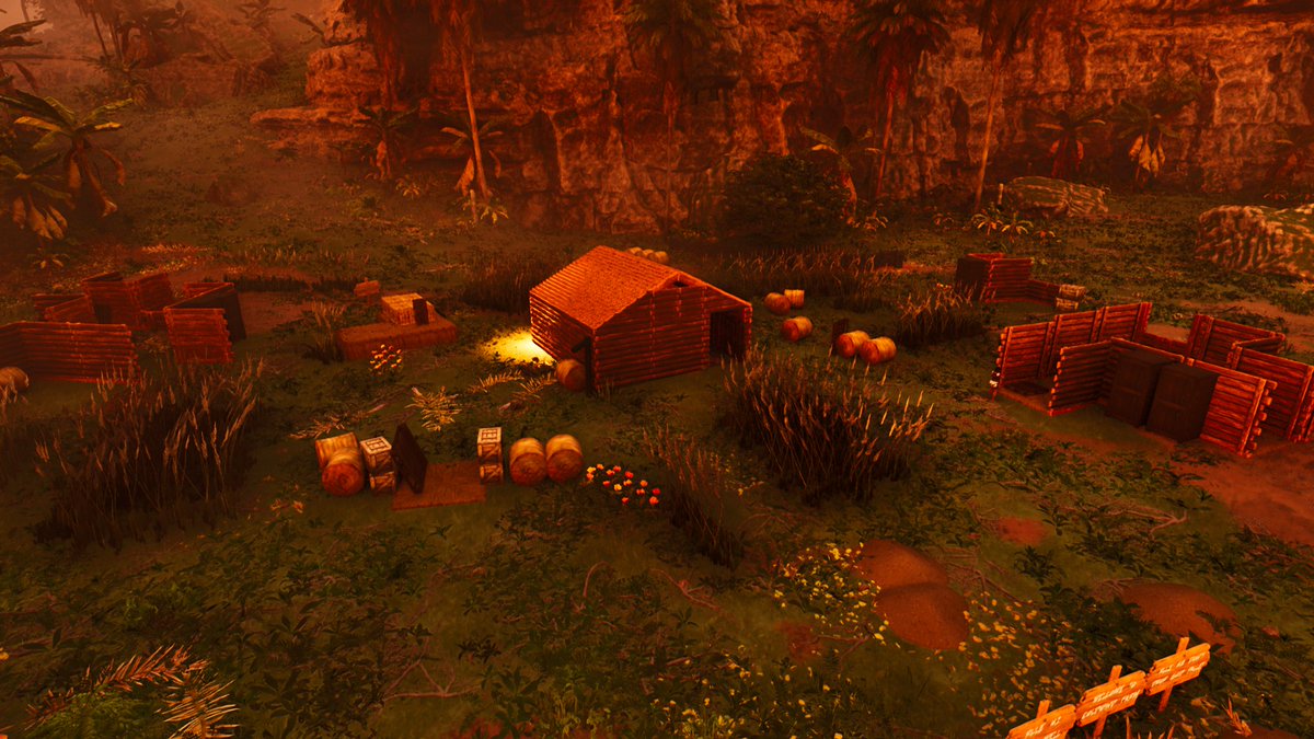 How are you all liking Coldwind farm but in Ark Ascended? <a href="/DeadbyDaylight/">Dead by Daylight</a>  hahaha. <a href="/TehFateh/">Fate X</a>  and I had some fun making killer shack and couple loops 🤣🤣