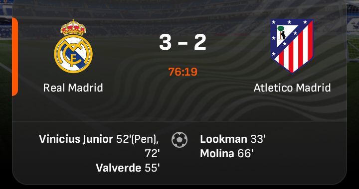 josephnwaugo43's tweet image. Valverde is on fire! Thriving in this new attacking role and making it look effortless. Fans are loving it… Mtcheew 😤

#ValverdeMagic #MidfieldMaestro #LaLigaVibes