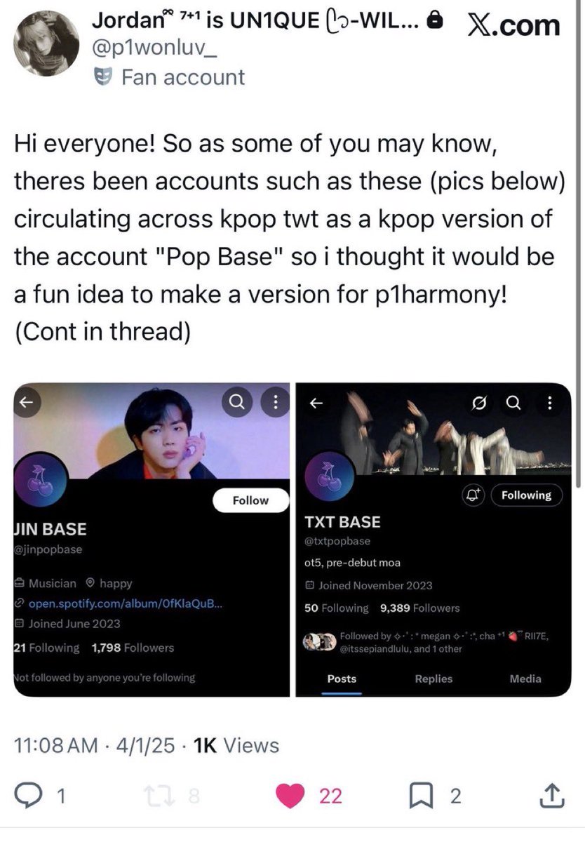 P1H BASE tweet media