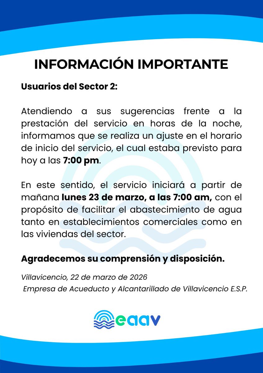 Acueducto de Villavicencio tweet media