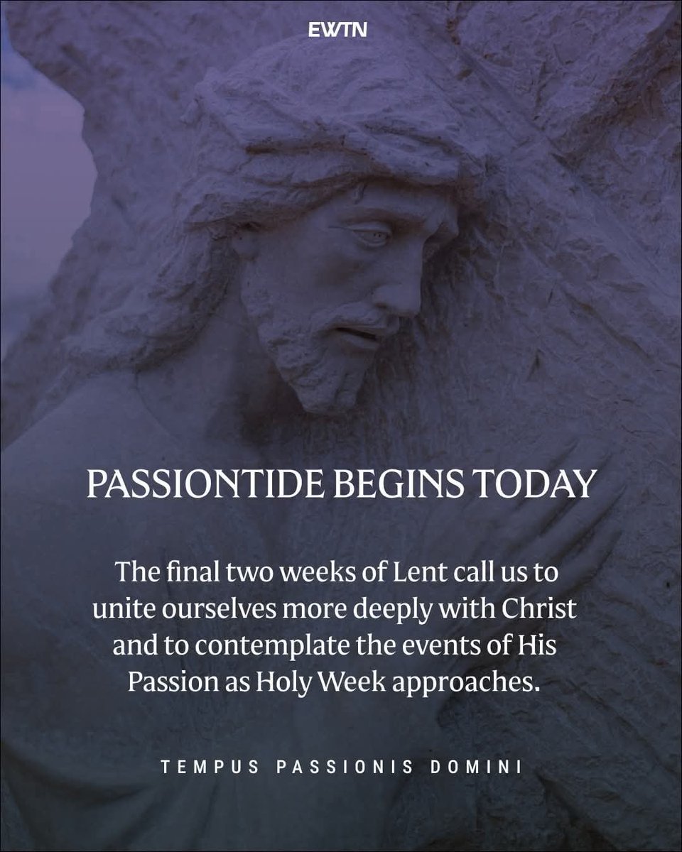 HolyShutterbug's tweet photo. #Passiontide is the final two weeks of the Holy Season of #Lent, a more intense period of prayer and recollection in which we draw closer to Jesus as we prepare to meditate on His suffering and death. https://t.co/j9VEmC9NN2