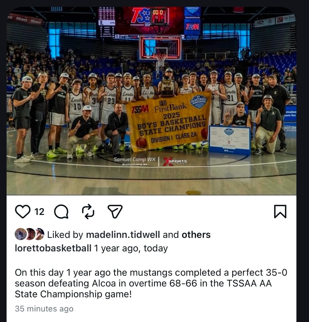 CoachTippsLHS's tweet photo. 1 year ago today.. https://t.co/BSE4V5K7Ro