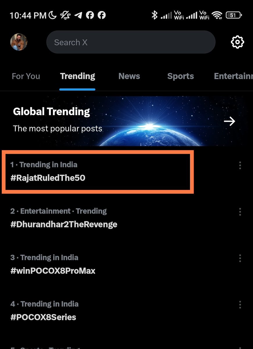 Even real audience of #The50 knows who is real winner ❤️

Coming from a different Background of powerlifting to ruling Reality shows ❤️

#RajatRuledThe50 #RajatDalal