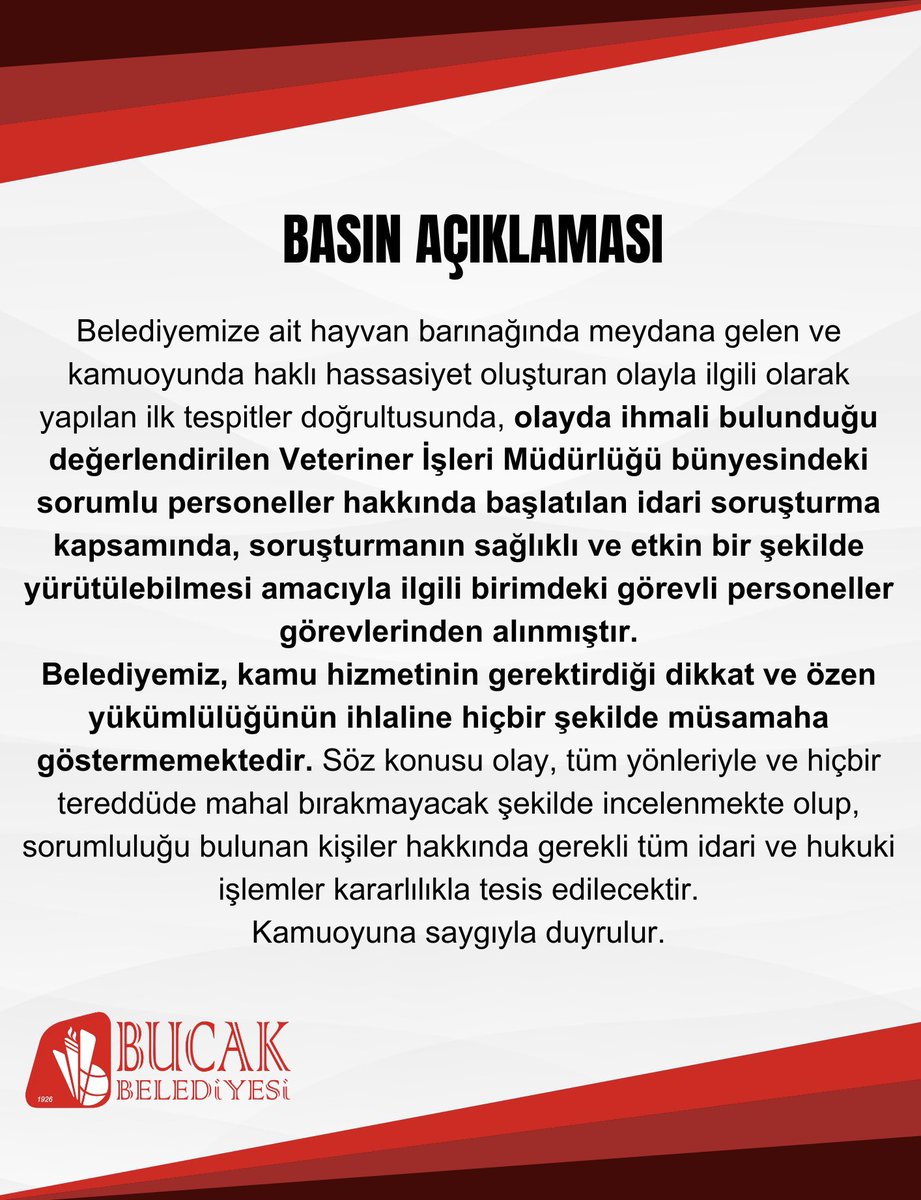 Bucak Belediyesi tweet media