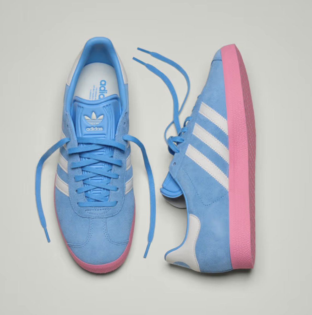 SOLELINKS's tweet photo. Ad: Inter Miami CF x adidas Gazelle on sale for $79.99 + FREE shipping => https://t.co/hEYXy3HfFD https://t.co/VW4ntAxxW2