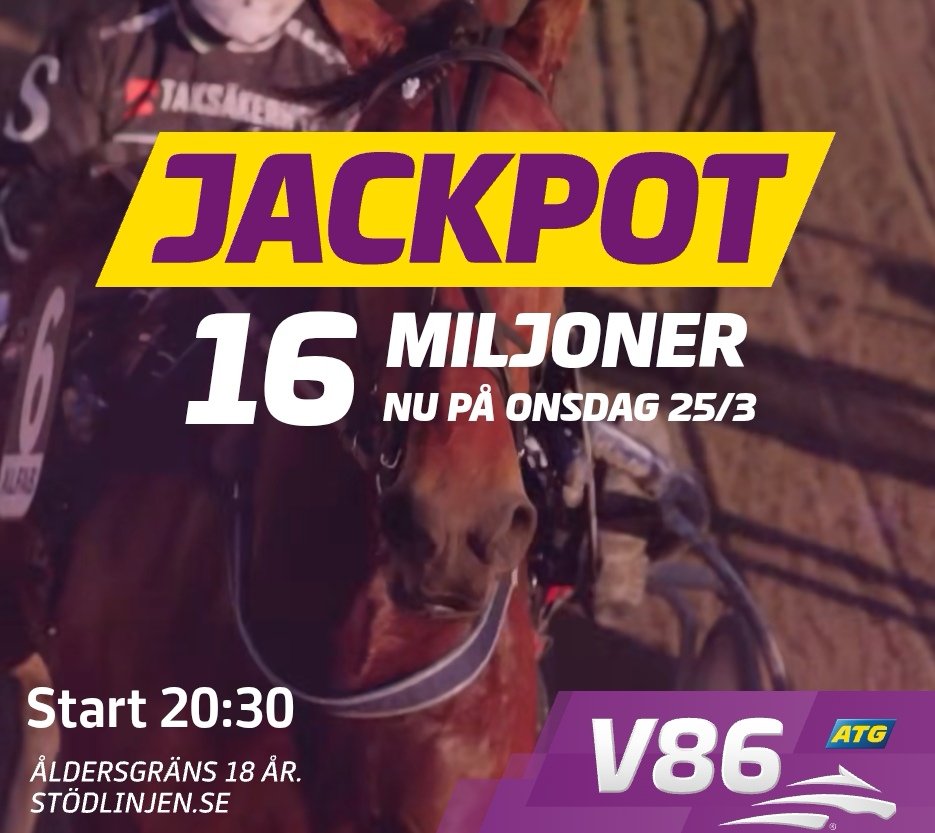 Köp V86 andelar redan nu tills på onsdag. Finns andelar från 120 - 310 kr.
🔥Vinnarskallen andelar hittar ni här: 
atg.se/butik/69ansspe…

🔥👊💰✅